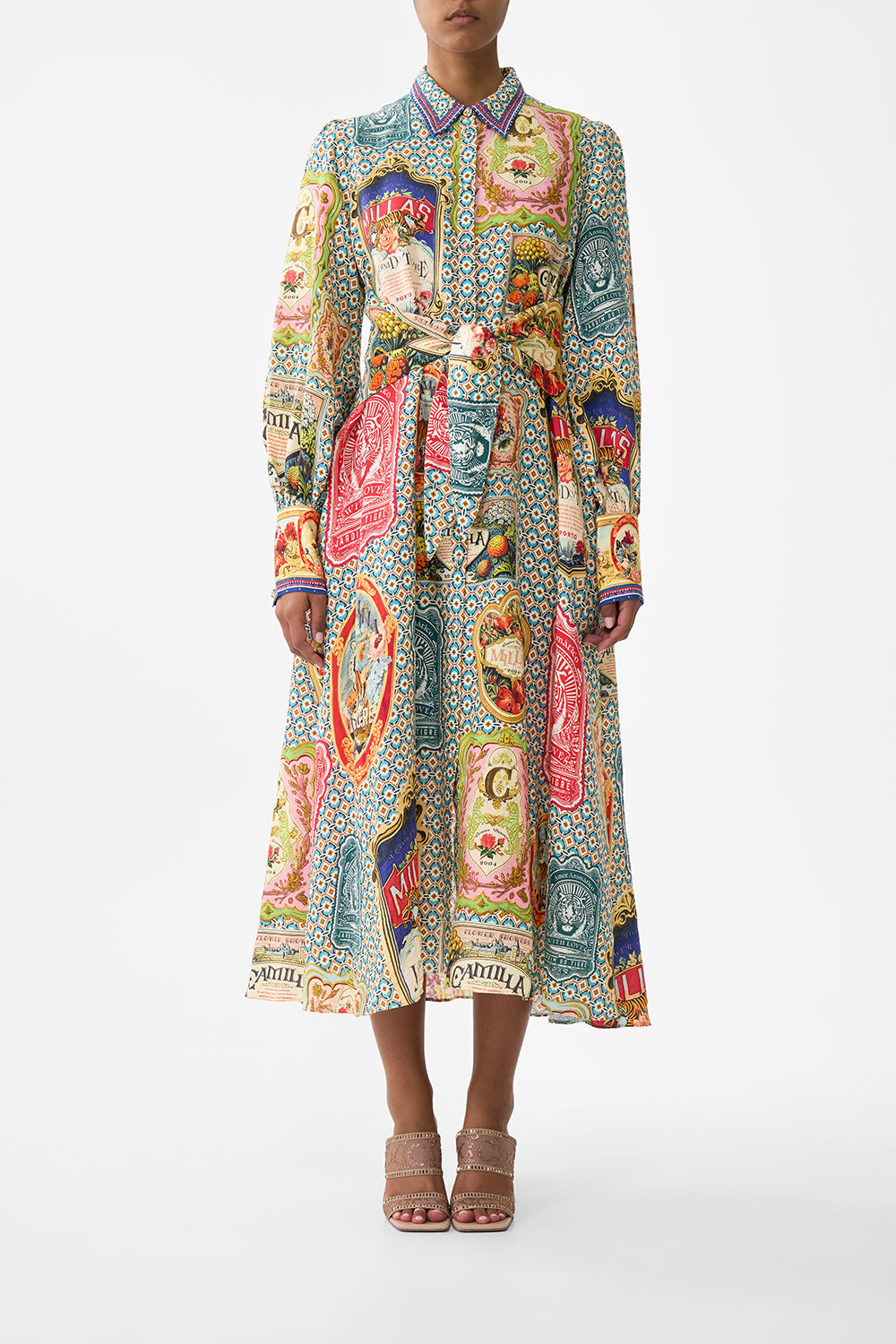 CAMILLA_00034926_WAIST_TIE_SHIRT_DRESS_SOAP_OPERA_MODEL_1