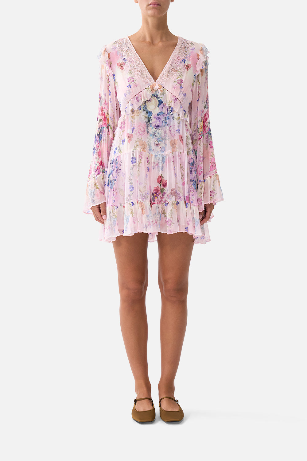 CAMILLA_00038606_TIERED_SWING_MINI_DRESS_PALATIAL_PASTELS_MODEL_1