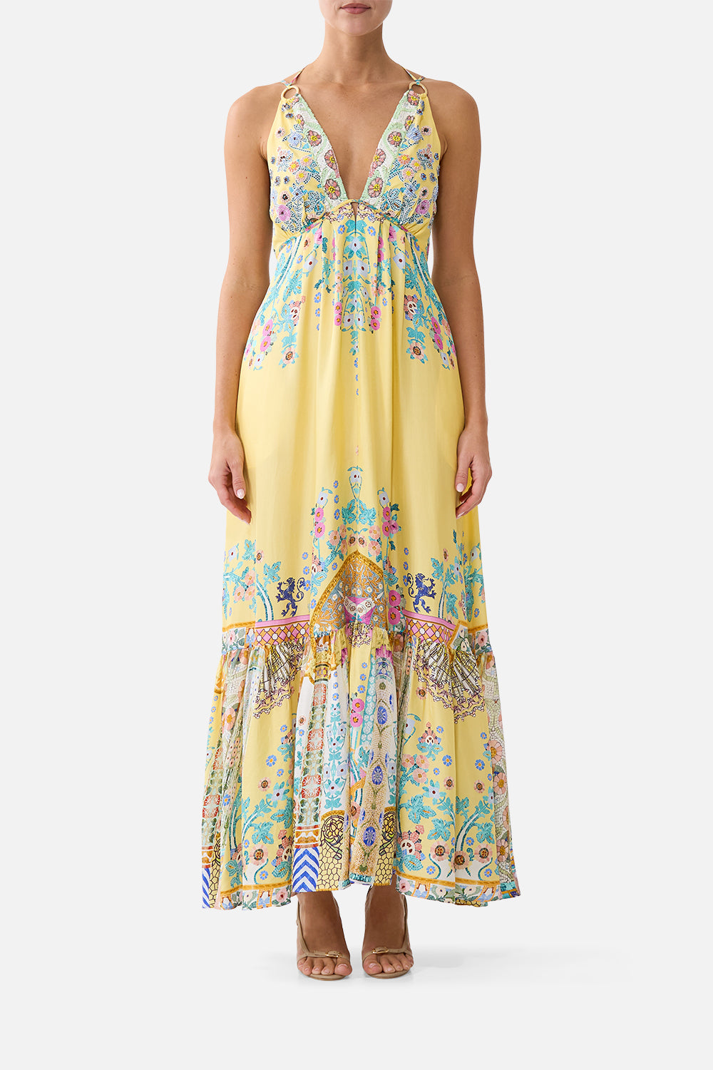 CAMILLA_00041488_TIERED_DRESS_WITH_HARDWARE_BARCELONA_BEBE_MODEL_1