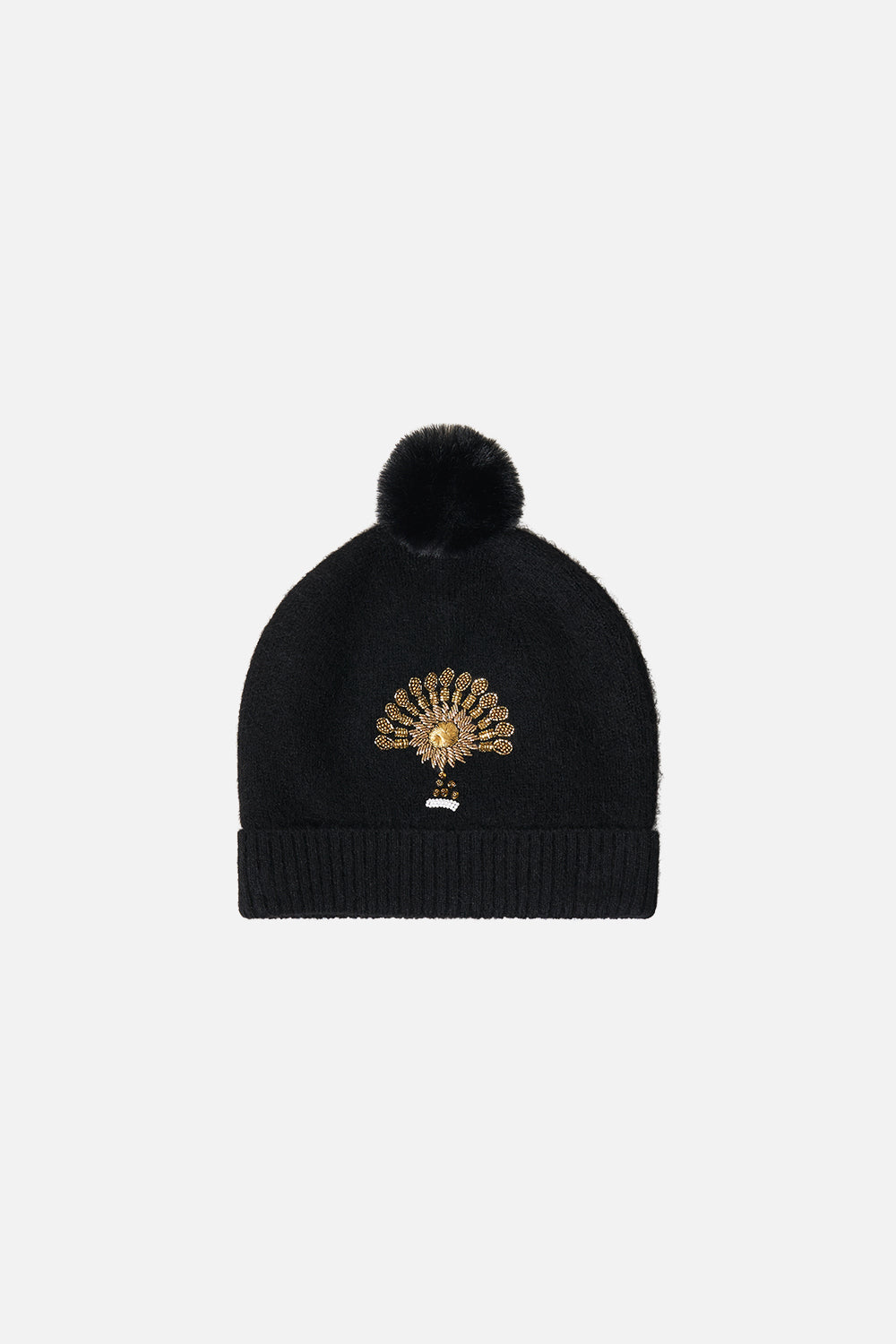 CAMILLA_00041676_EMBELLISHED_BEANIE_SOLID_BLACK_GHOST_1
